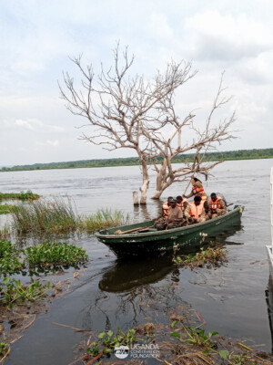 Marine Rangers in MFNP on a patrol using a UCF donated boat (2)